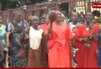 Edo market women protest against alleged plans by Iyaloja of Lagos Folasade Tinubu to impose a leader on them 1721940113