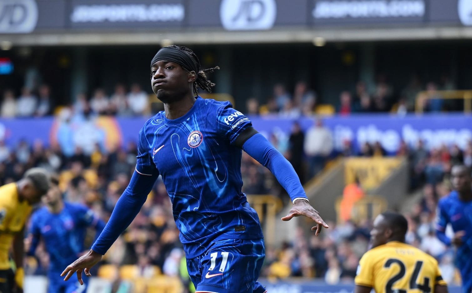 Noni Madueke fires first EPL hat-trick as Chelsea thrash Wolves