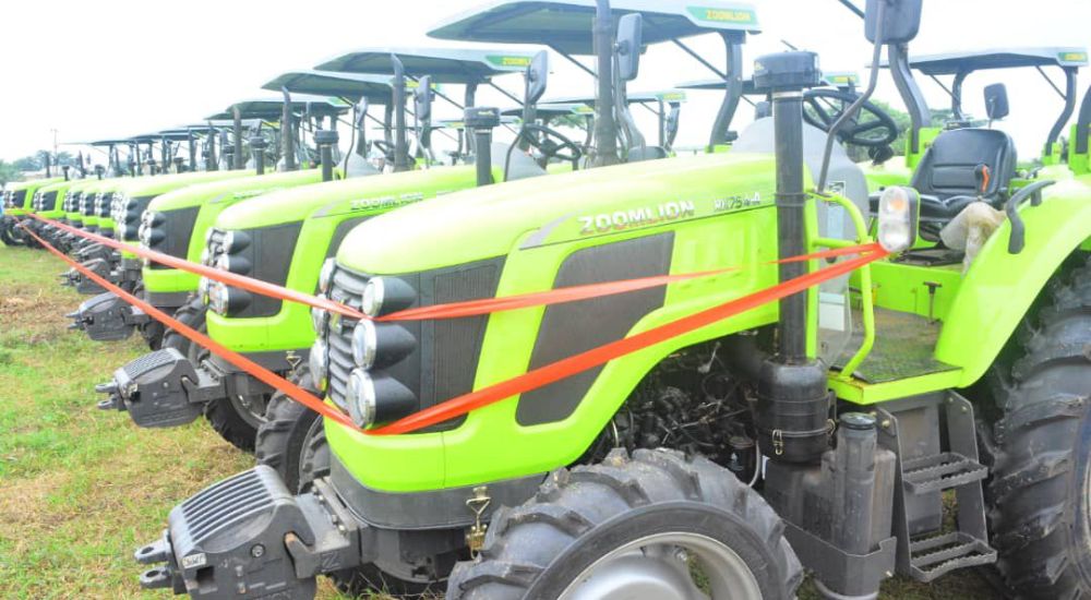 Adeleke Distributes 31 Tractors 102000 Seedlings To Osun Farmers