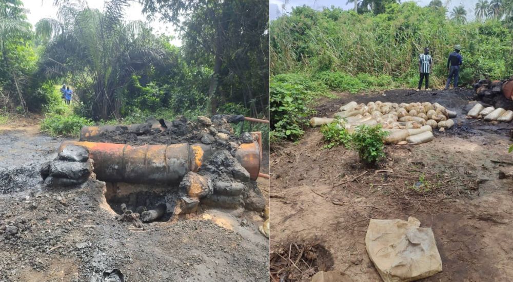 Army Continues Crackdown On Oil Thieves In Delta Rivers