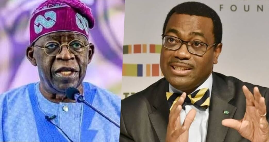 Bola Tinubu and Akinwumi Adesina 1