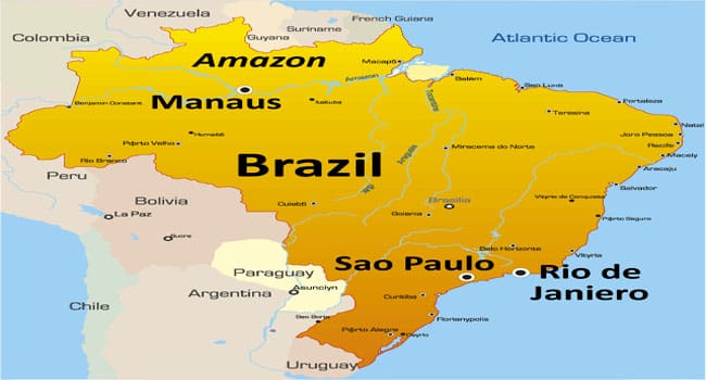 Brazil map