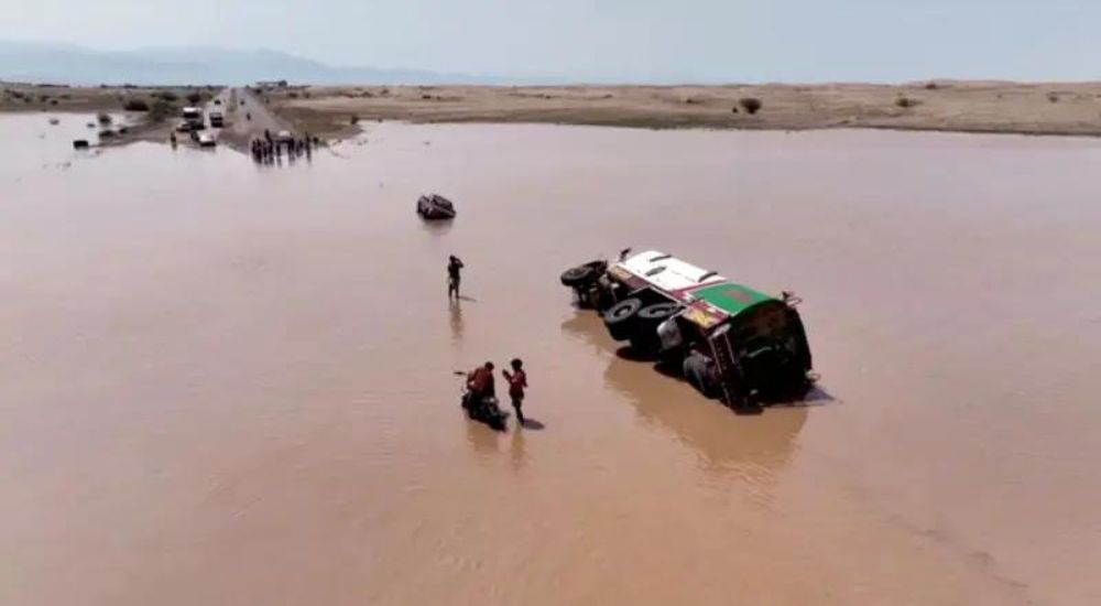 Drone footage shows flooding in Hudaydah Yemen Source Reuters 20240813 142734 0000