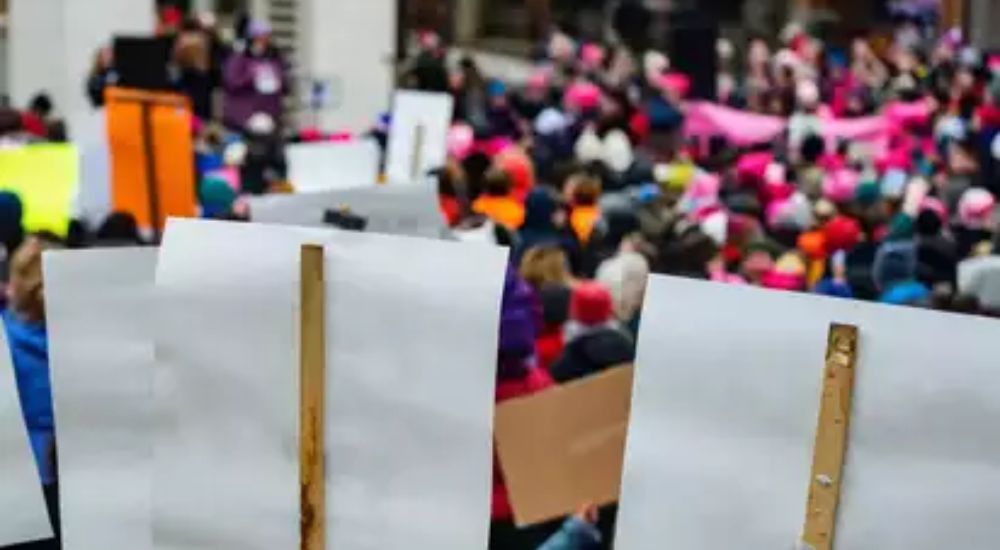 International students protest in Canada