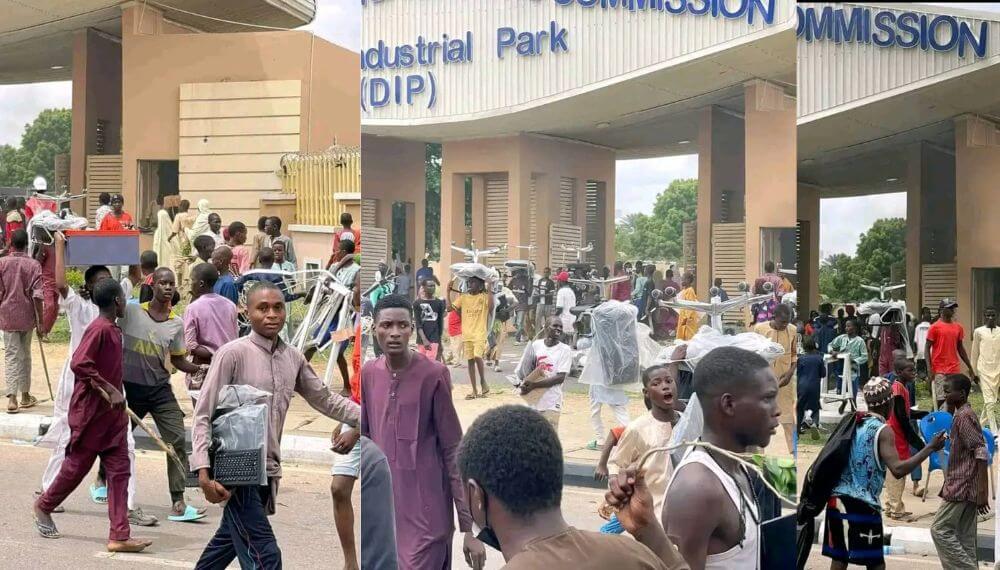 Kano NCC office looted by protesters 1