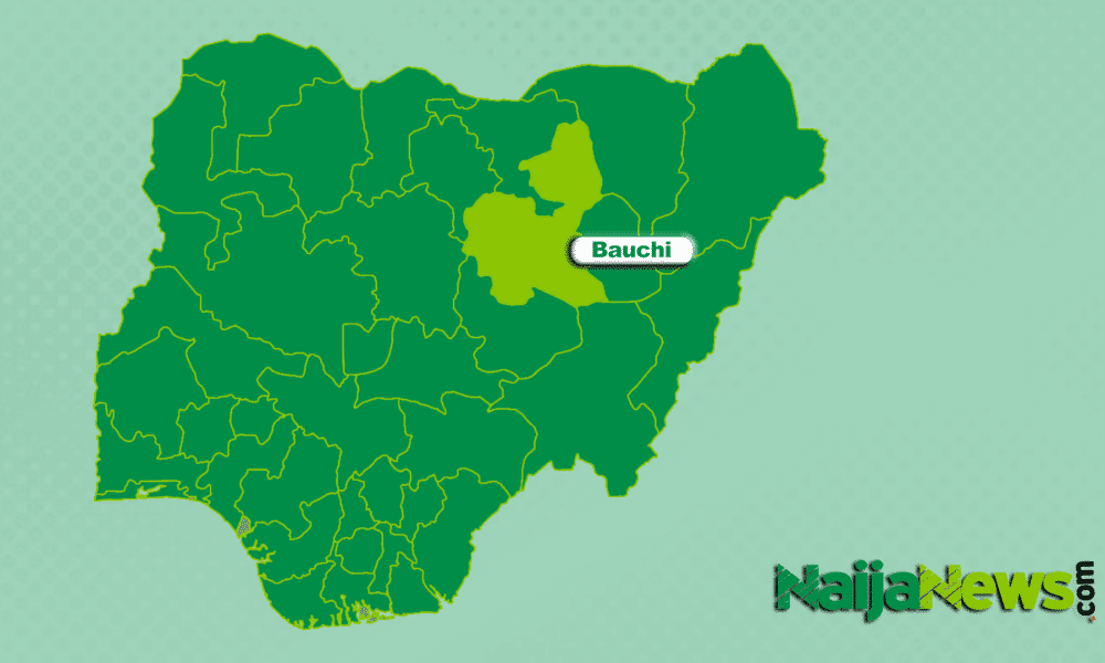 Map of Bauchi State Nigeria