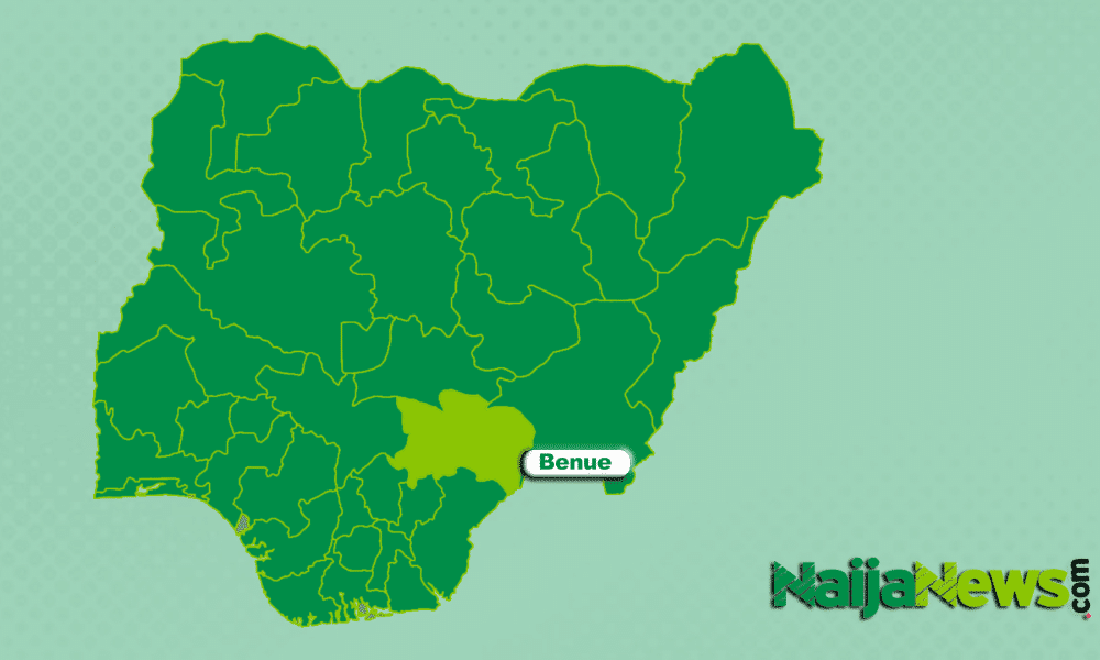 Map of Benue State Nigeria