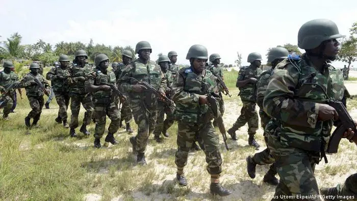 Nigerian troops