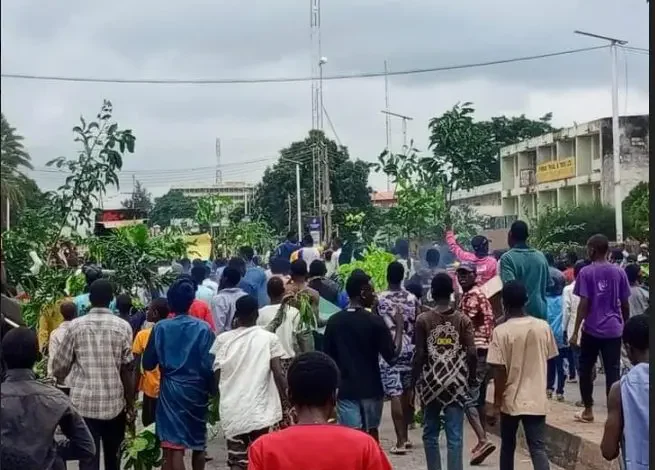 PROTESTERS BUHARI DAURA