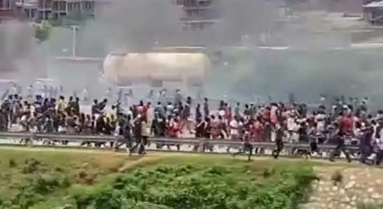 Protesters In Asokoro Abuja