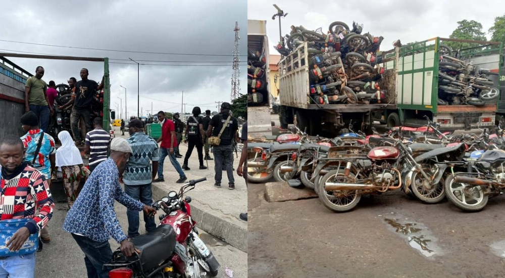 Soldiers stop Lagos officials from impounding motorcycles operating on high 20240814 094020 0000