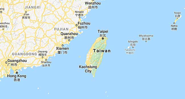 Taiwan map