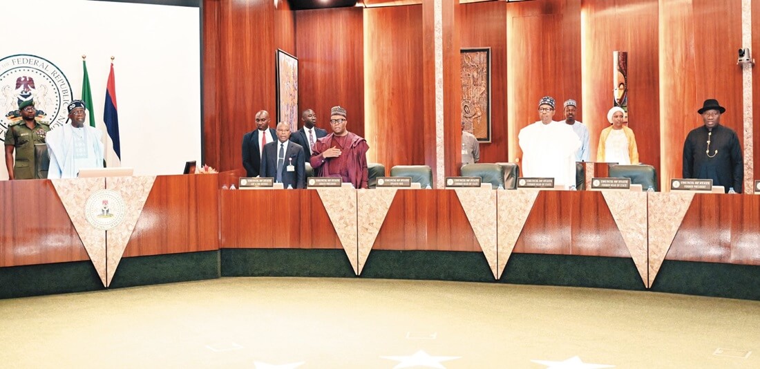 Tinubu Council of State meeting 1