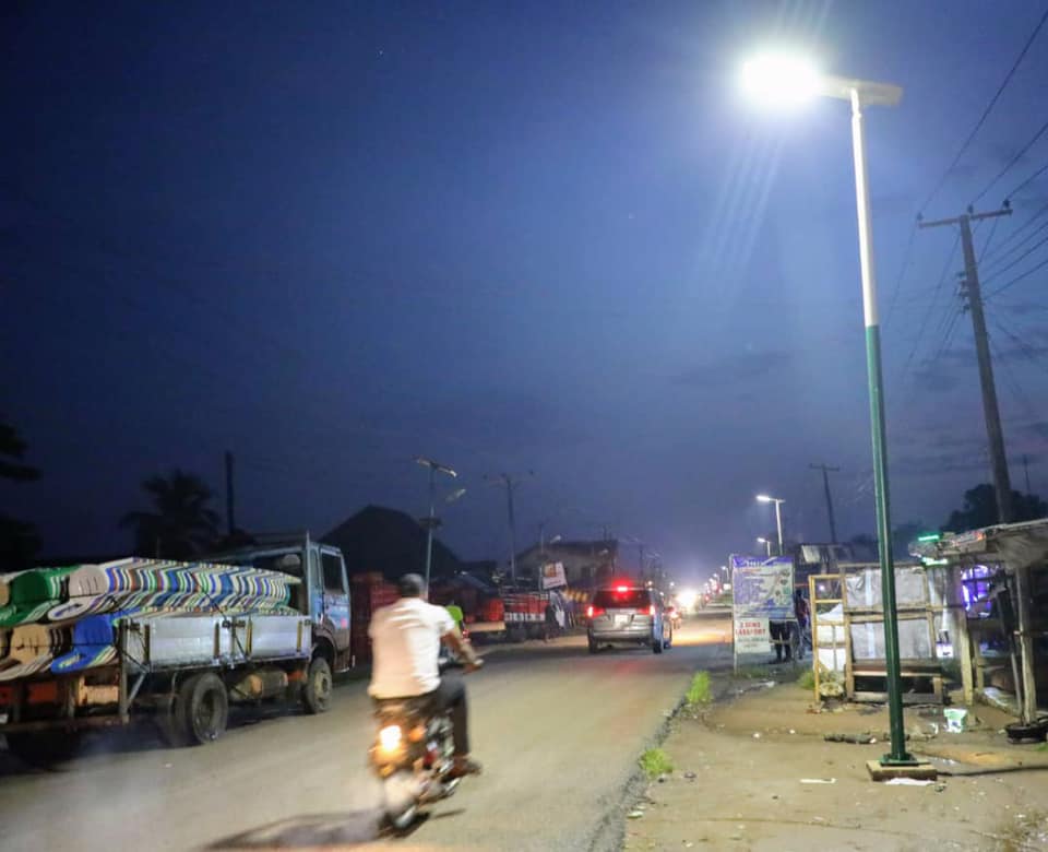 Agbor Solar Streetlights