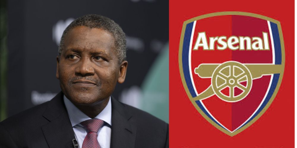 Aliko Dangote and Arsenal