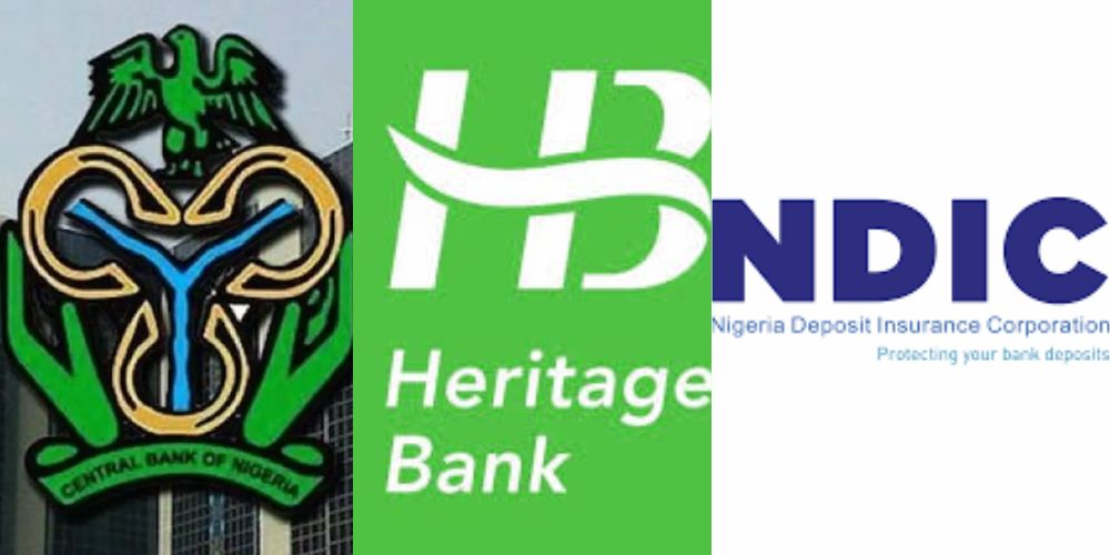 CBN Heritage Bank and NDIC Logos