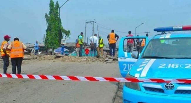 LAGOS: One dead as oil tanker rams into 10 vehicles in Maryland