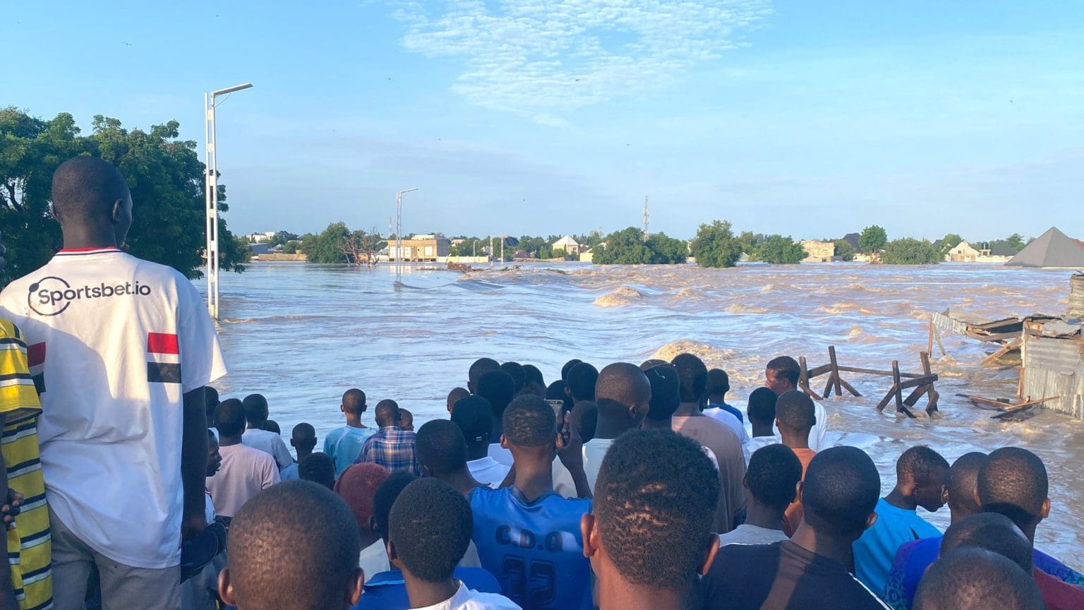 Many displaced, inmates escape as flood ravages Borno