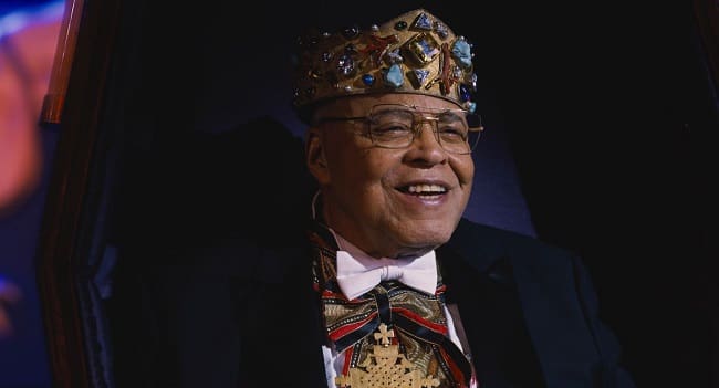 James Earl Jones in Coming 2 America courtesy Amazon Studios