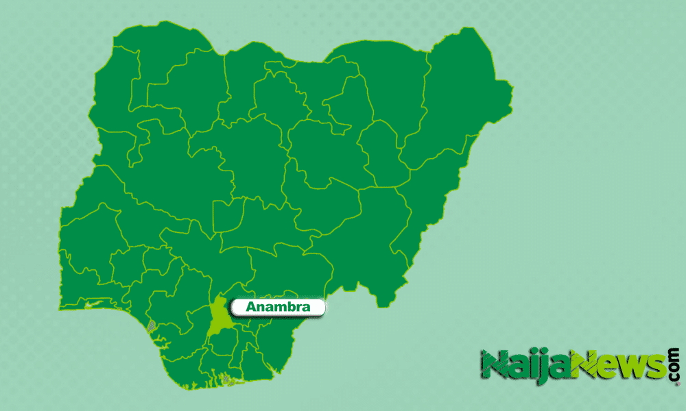 Map of Anambra State Nigeria