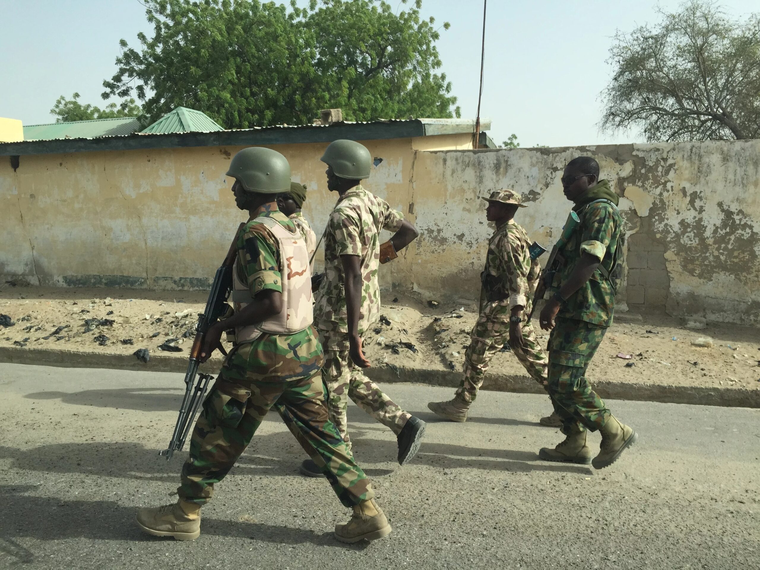 Nigerian Troops in actions scaled