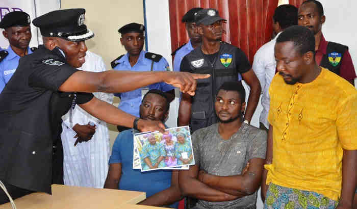 Police parade Offa robberies suspects 1