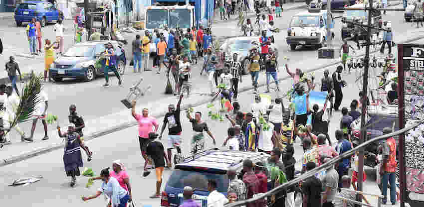 Protest in PortHarcourt 1