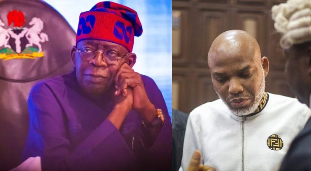 Tinubu and Nnamdi Kanu