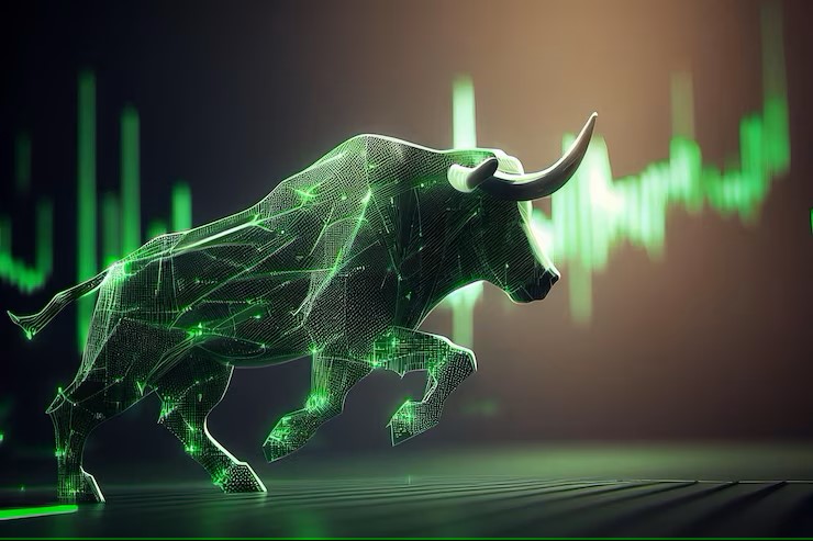 green bull Stock market