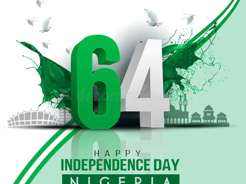 happy independence day nigeria st october background vector illustration design 332987935