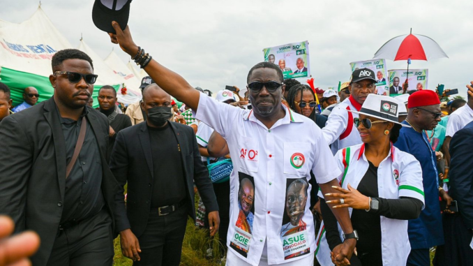 BREAKING: Asue Ighodalo in Early Lead as PDP Wins Hundreds of Polling Units in Ongoing Edo Election