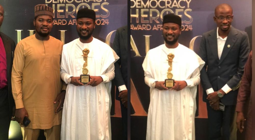 Bashir Masud Musa Wins Democracy Heroes Award Africa