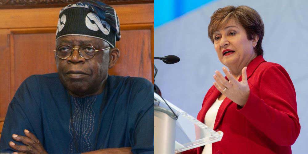 Bola Tinubu and IMF President Kristalina Geogieva