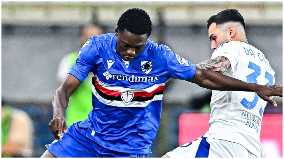 “I appreciate you so much” – Inter Milan-owned Nigerian player reacts to debut goal for Sampdoria