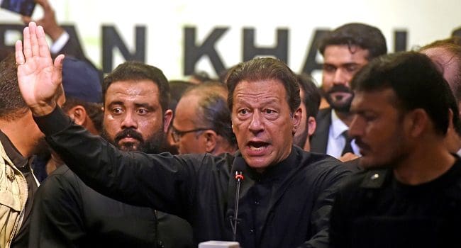 Pakistans former Prime Minister Imran Khan