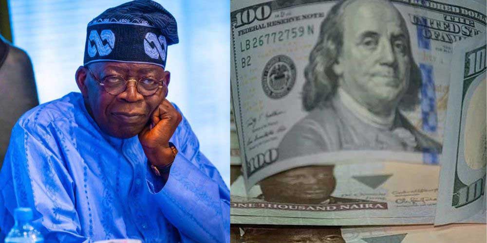 President Bola Tinubu and Dollar Bill