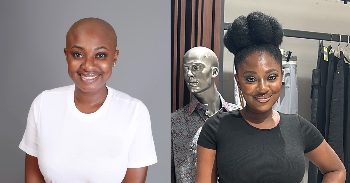 “If the script deserves it, I will do whatever needs to be done” – Actress Yvonne Jegede goes bald for a movie role (WATCH)