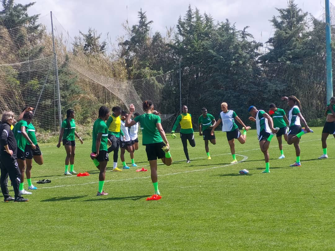 Super Falcons training