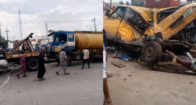 Two Die In Lagos Multiple Auto Crash