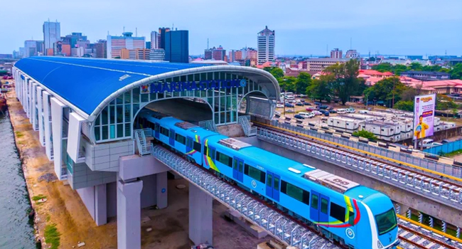 lagos blue rail line