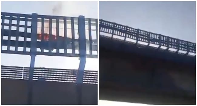 lagos rail line fire