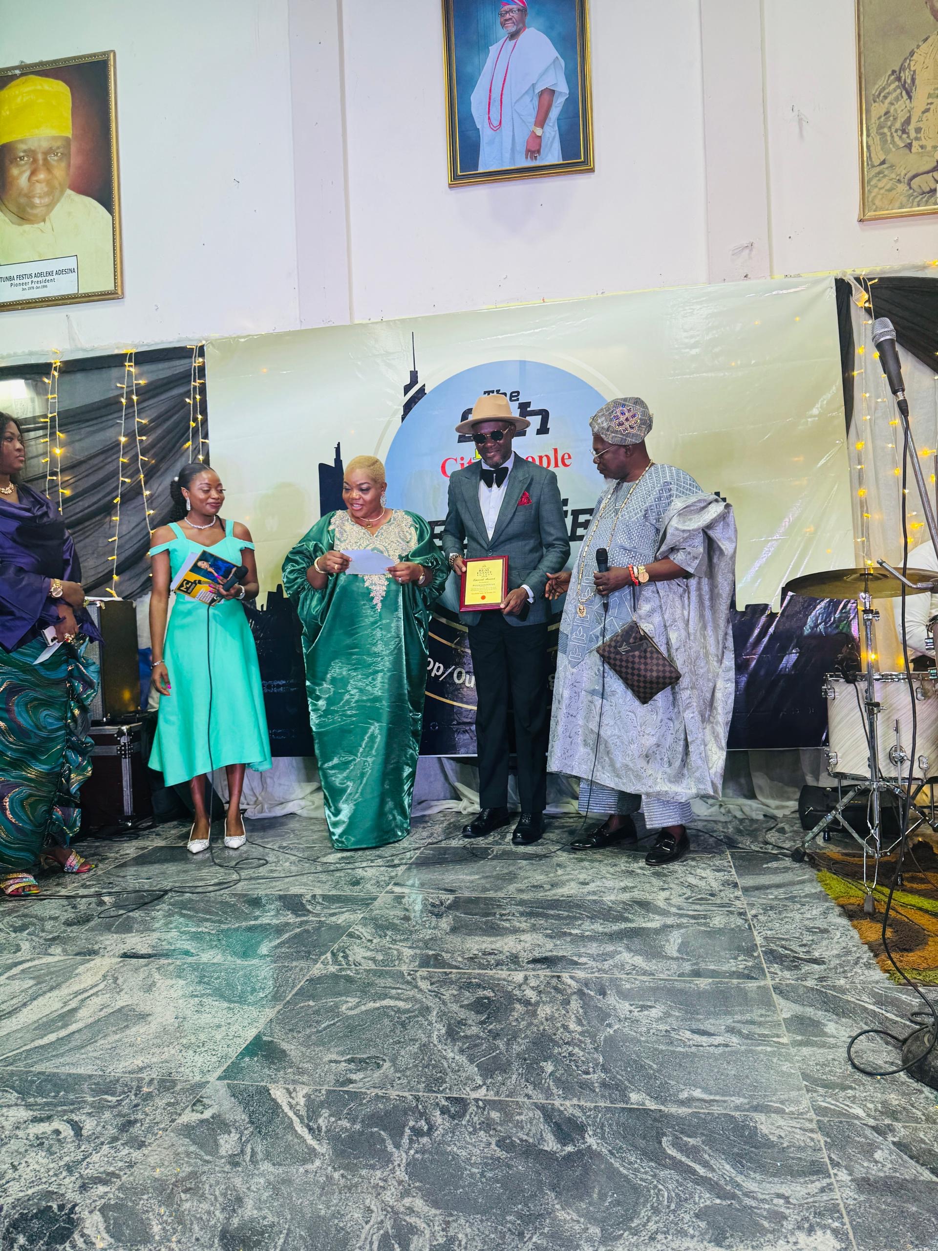 Fendini Group CEO, Prince Laja Adeoye, Honored at 9th City People Real Estate Awards 2024