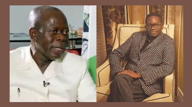 Adams Oshiomhole and Cyril