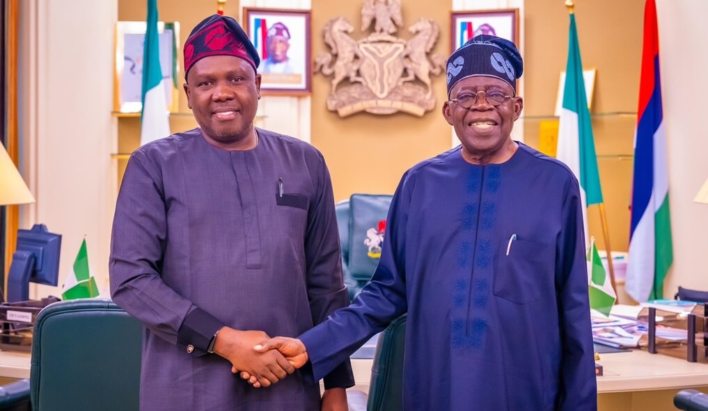 Daniel Bwala with President Bola Tinubu 1