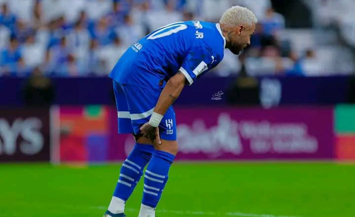 Neymar Subbed Off with New Injury as Al-Hilal beat Esteghial FC. 3-0