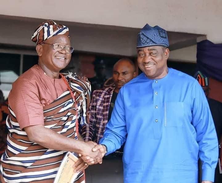 Ortom congratulates Senator Suswam on 60th Birthday