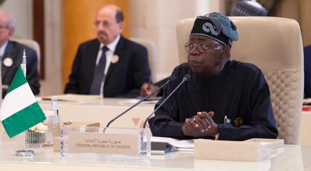 President Bola Tinubu at the Arab Islamic Summit Riyadh