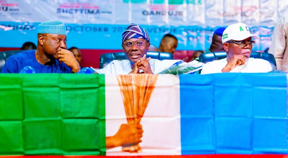 Sanwo Olu Abiodun Governors Storm Akure For Aiyedatiwa