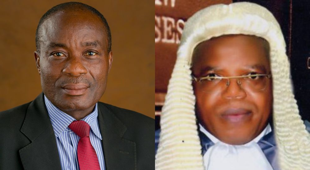 Suspended Justices G. C Aguma of the High Court of Rivers State and A.O Nwabunike of the Anambra Sta