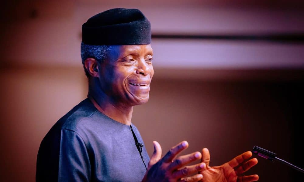 Yemi Osinbajo speaking